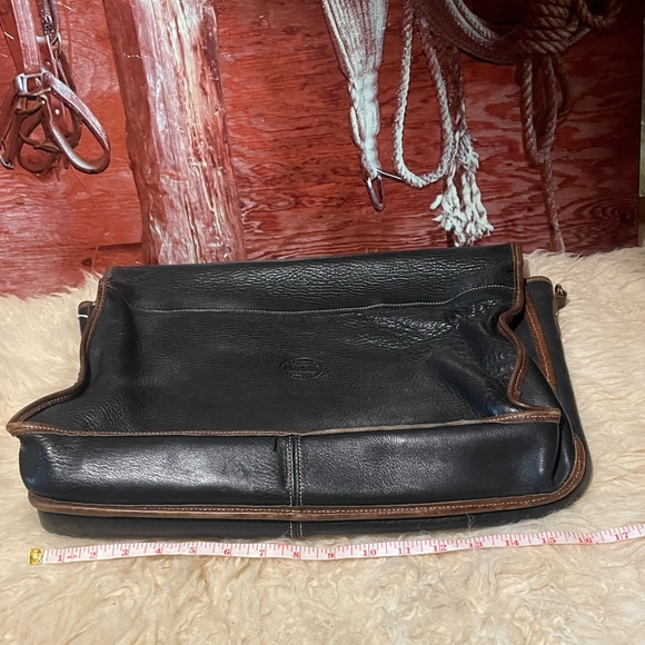 Roots XL leather briefcase - Picture 13 of 16